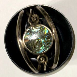 Alpaca Mexico Abalone Cuff Bracelet